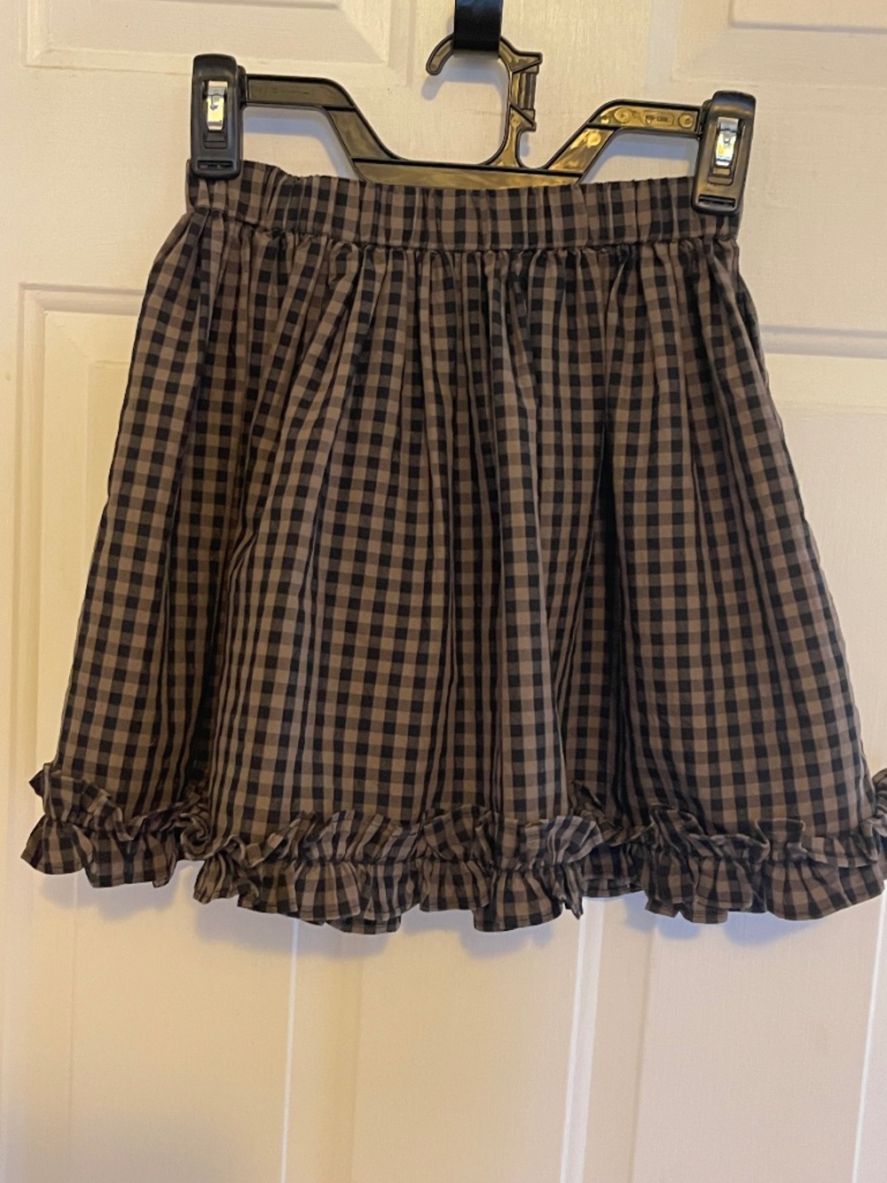 J Crew Girls Skirt  Gingham check